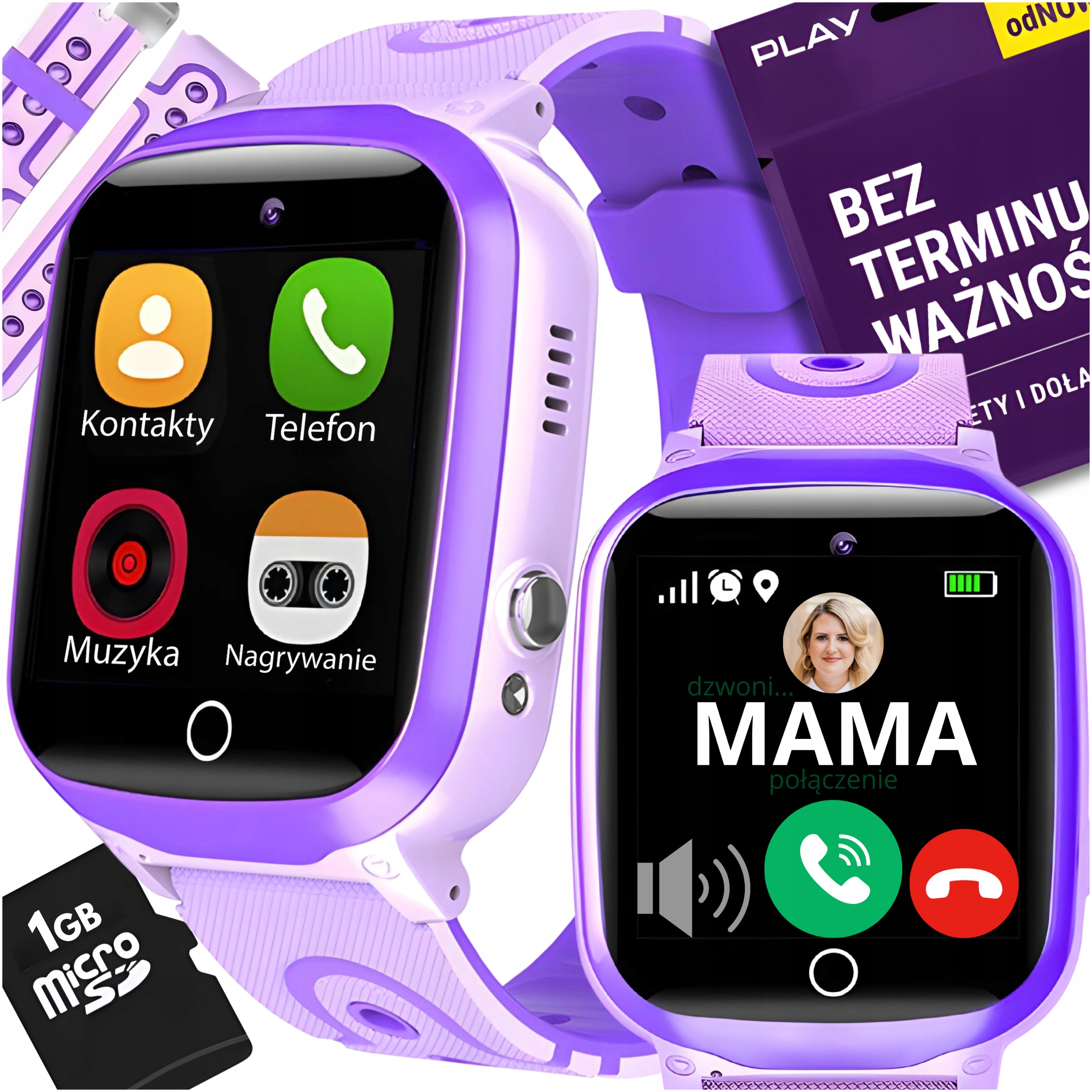 Inteligentné hodinky pre deti Heelly SMARTWATCH GAMES PHONE viacfarebné